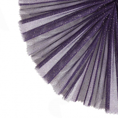 Сетка Глиттер, 24 г/м2, шир.145 см., пурпурный - купить в Омске. Цена 117.24 руб.