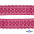 Кружево гипюр 0575-3326, шир. 65 мм/уп.13,7 м, цвет 144-фуксия - купить в Омске. Цена: 1 642.05 руб.