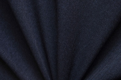 Ткань костюмная 25388 2009, 207 гр/м2, шир.150см, цвет т.синий - купить в Омске. Цена 353.07 руб.