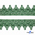 Кружево гипюр 0575-2131А, шир. 50 мм/уп.13,7 м, цвет 070-зелёный - купить в Омске. Цена: 637.97 руб.