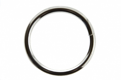 Кольцо металлическое d-38 мм, цв.-никель - купить в Омске. Цена: 4.94 руб.