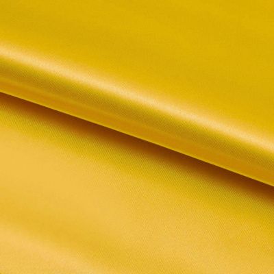 Атлас не стрейч 100D 14-0760, 80 гр/м2, шир.150см, цвет жёлтый - альт2