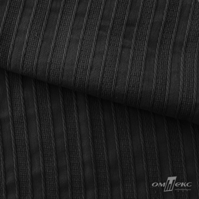 Ткань плательная 100%хлопок, 115 г/м2, ш.140 +/-5 см #103, цв.(17)-чёрный - купить в Омске. Цена 548.89 руб.