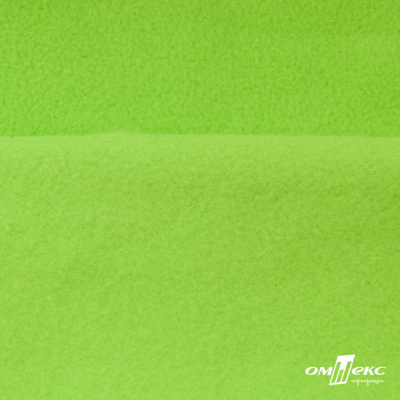 Флис DTY 15-0146, 240 г/м2, шир. 150 см, цвет зеленая свежесть - купить в Омске. Цена 640.46 руб.