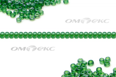 Бисер (TL) 11/0 ( упак.100 гр) цв.107В - зелёный - купить в Омске. Цена: 44.80 руб.