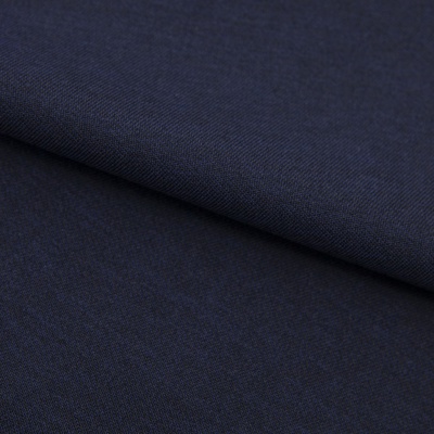 Ткань костюмная 26150 2009, 214 гр/м2, шир.150см, цвет т.синий - купить в Омске. Цена 358.58 руб.