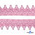 Кружево гипюр 0575-2131А, шир. 50 мм/уп.13,7 м, цвет 096-розовый - купить в Омске. Цена: 626.15 руб.