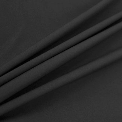 Костюмная ткань с вискозой "Салерно", 210 гр/м2, шир.150см, цвет чёрный - купить в Омске. Цена 450.98 руб.