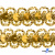 0384-0076-Тесьма отделочная, 16 мм/уп.13,7 +/-1 м, цв.-золото - купить в Омске. Цена: 472 руб.