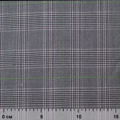 Ткань костюмная "Клер" 80% P, 16% R, 4% S, 200 г/м2, шир.150 см,#4 цв-серый/зеленый - купить в Омске. Цена 420.50 руб.