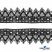 В5 -Кружево гипюр, шир.65 мм/уп.13,7 м, цв чёрный