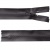 Молния водонепроницаемая PVC Т-7, 20 см, неразъемная, цвет (301)-т.серый - купить в Омске. Цена: 21.12 руб.