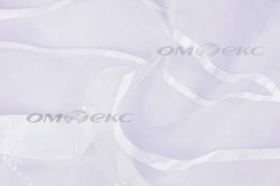 Органза деворэ 686 "Кристина" С1 (белый), 280 см - купить в Омске. Цена 571.15 руб.