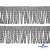2019-Т1 Бахрома 67 мм (упак.25+/-1м), цв. 363-серый - купить в Омске. Цена: 1 074.33 руб.