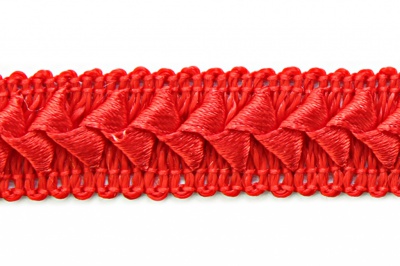 Тесьма декоративная "Самоса" 091, шир. 20 мм/уп. 33+/-1 м, цвет красный - купить в Омске. Цена: 304.43 руб.