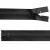 Молния водонепроницаемая PVC Т-7, 18 см, неразъемная, цвет чёрный - купить в Омске. Цена: 21.20 руб.