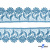 Кружево гипюр 0575-2487, шир. 45 мм/уп.13,7 м, цвет 049-бирюза - купить в Омске. Цена: 790.75 руб.