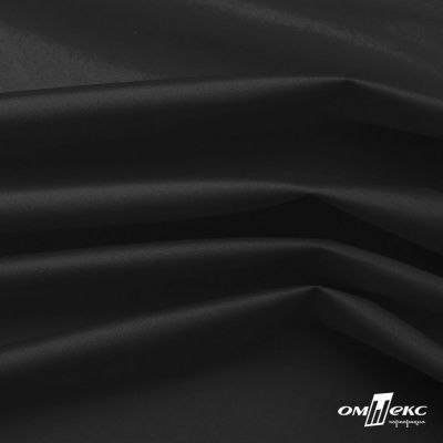 Курточная ткань Дюэл Middle (дюспо), WR PU Milky, Black/Чёрный 80г/м2, шир. 150 см - купить в Омске. Цена 123.45 руб.
