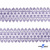 Кружево гипюр 0575-2526, шир. 56 мм/уп.13,7 м, цвет 107-сиреневый - купить в Омске. Цена: 1 179.61 руб.