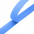 Липучка с покрытием ПВХ, 30% нейлон 70% пэ, шир. 25 мм (упак. 25 м), цв.078 - голубой - купить в Омске. Цена: 17.26 руб.
