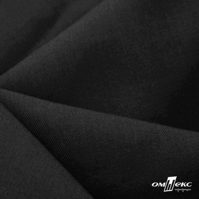 Ткань костюмная Зара, 92%P 8%S, BLACK, 200 г/м2, шир.150 см - купить в Омске. Цена 318.64 руб.