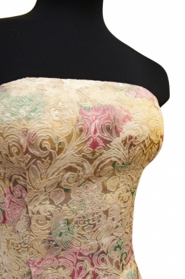 Ткань костюмная (принт) T005 3#, 270 гр/м2, шир.150см - купить в Омске. Цена 610.65 руб.