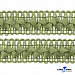 Тесьма декоративная "Самоса" 104, шир. 20 мм/уп. 33+/-1 м, цвет оливковый