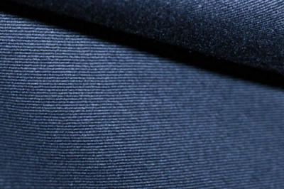 Ткань костюмная 8874/3, цвет темно-синий, 100% полиэфир - купить в Омске. Цена 433.60 руб.