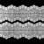 Кружево "Реснички" (Шантильи), шир. 240 мм, 75441, (уп.3 м), цв.-белый - купить в Омске. Цена: 314.55 руб.