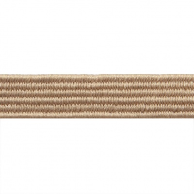 Резиновые нити с текстильным покрытием, шир. 6 мм ( упак.30 м/уп), цв.- 97-бежевый - купить в Омске. Цена: 152.05 руб.