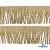 2019-Т1 Бахрома 67 мм (упак.25+/-1м), цв. 204-золотисто-бежевый - купить в Омске. Цена: 1 074.33 руб.