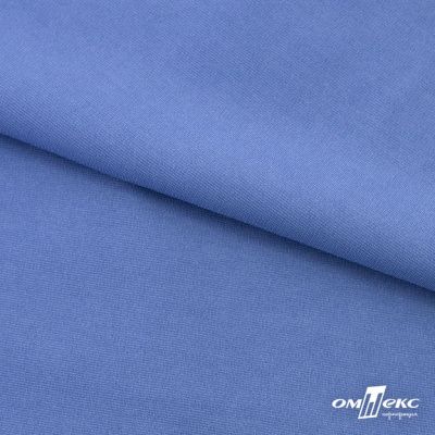 Трикотажное полотно Джерси Понте-де-Рома, 95% / 5%, 150 см, 290гм2, цв. серо-голубой, м - купить в Омске. Цена 297 руб.