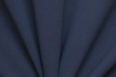 Костюмная ткань с вискозой "Бриджит", 210 гр/м2, шир.150см, цвет т.синий - купить в Омске. Цена 564.96 руб.