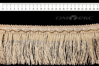 06-слоновая кость Бахрома арт 002 шир.11см ( уп.12+/-0,5 м) - купить в Омске. Цена: 979.75 руб.