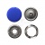 Кнопка рубашечная (закрытая) 9,5мм - эмаль, цв.168 - голубой - купить в Омске. Цена: 4.77 руб.