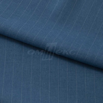 Костюмная ткань "Жаклин", 188 гр/м2, шир. 150 см, цвет серо-голубой - купить в Омске. Цена 430.84 руб.
