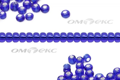 Бисер (SL) 11/0 ( упак.100 гр) цв.28 - синий - купить в Омске. Цена: 53.34 руб.