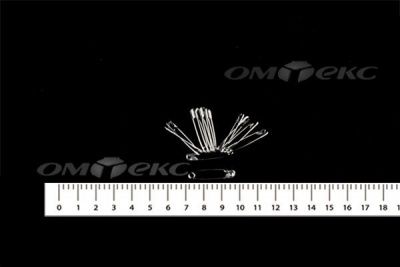 Булавки английские (28 мм) никель - купить в Омске. Цена: 2.70 руб.