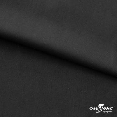 Ткань сорочечная Темза, 80%полиэстр 20%вискоза, 120 г/м2 ш.150 см, цв.черный - купить в Омске. Цена 269.93 руб.