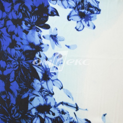 Плательная ткань "Фламенко" 19.1, 80 гр/м2, шир.150 см, принт растительный - купить в Омске. Цена 241.49 руб.