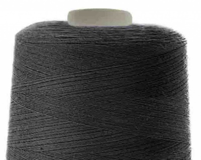 Швейные нитки (армированные) 28S/2, нам. 2 500 м, цвет чёрный - купить в Омске. Цена: 139.91 руб.
