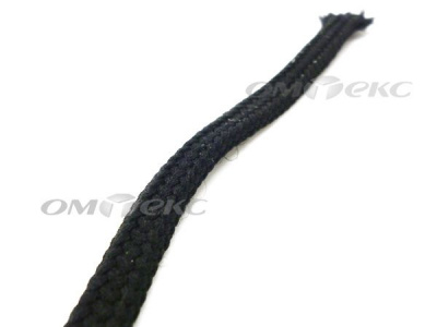 Шнурки т.3 200 см черн - купить в Омске. Цена: 21.69 руб.