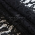Кружевное полотно #2307, 145 гр/м2, шир.150см, цвет чёрный - купить в Омске. Цена 449.07 руб.