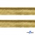Кант атласный 136, шир. 12 мм (в упак. 65,8 м), цвет золото - купить в Омске. Цена: 433.08 руб.
