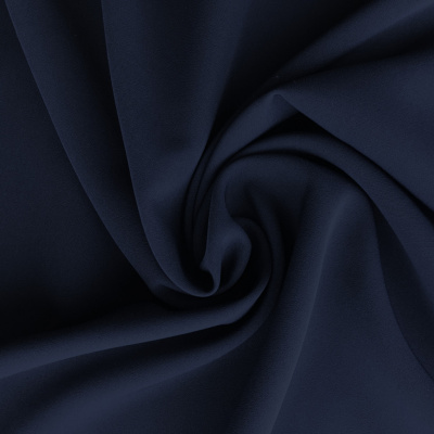 Костюмная ткань "Элис", 220 гр/м2, шир.150 см, цвет т.синий - купить в Омске. Цена 311.15 руб.