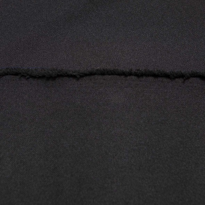 Ткань костюмная 21010 2044, 225 гр/м2, шир.150см, цвет черный - купить в Омске. Цена 390.73 руб.