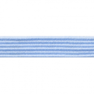 Резиновые нити с текстильным покрытием, шир. 6 мм ( упак.30 м/уп), цв.- 108-голубой - купить в Омске. Цена: 155.22 руб.